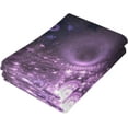 thumbnail image 3 of Coolnut Galaxy Soft Hand Towels, 2 PcsAbsorbent Bath Towel Decorative Fingertip Towels for Bathroom Gym Spa Hotel Beach Swimming Pool,14.4"x 28.3", 3 of 6
