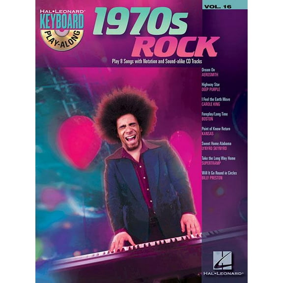 1970s Rock-Keyboard Play-Along Volume #16 (Book and CD)