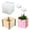 A, variant on ZZkhGO Brick Planter Silicone Set, DIY Concrete Pot Molds with Wooden Frame Foam Fillers, Rectangle Cement Flower Pot Molds for Home Decor