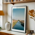 thumbnail image 5 of Highline Canal - California Photography Landscape Nature Rural Scenic Minimalist Desert Black Framed Wall Art Print 12 x 18 inches, 5 of 8
