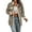 Beige, variant on Womens Button Down Jackets Long Sleeves Oversized Leopard Print Corduroy Shirts Coats With Pockets Beige XXL
