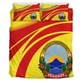 thumbnail image 4 of Macedonia del Norte Escudo de Armas Juego de cama Cricket RLT7, 4 of 5