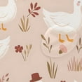 thumbnail image 4 of Yayeee Shower Curtain with Hooks 72"x72" Waterproof Fabric Bathroom Hanging Decor, Cartoon Goose Pattern, 4 of 5