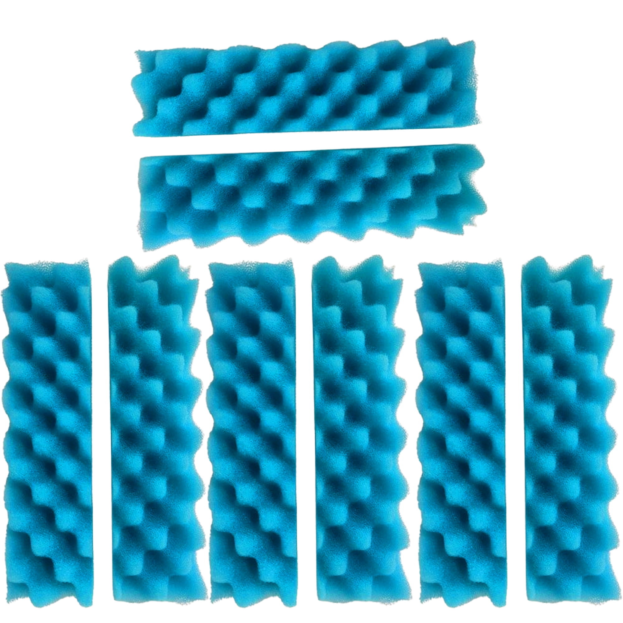 Qzbhct 12 Pcs Blue Foam Max Filter Compatible with Fluval 406 407 Canister Filter Aquarium Bio Sponge Replacement