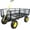 Big-pneumatic, variant on Heavy Duty 400 Lbs Capacity Mesh Steel Garden Cart Folding Utility Wagon with Removable Sides Multi-Purpose