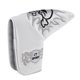 thumbnail image 2 of Cubierta de putter de eje central de golf Cubierta de cabeza de mazo cuadrado Protector de palo de golf - Bordado Patrón de fresca - colores Blanco Macarena Cubierta de Putter de Golf, 2 of 7