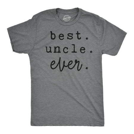 Mens Best Uncle Ever T shirt Funny Gift for Brother Awesome Top for