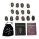 thumbnail image 1 of Rune de Runas de madera Runas talladas Decoración del hogar con la guía de la bolsa de almacenamiento para la meditación Pagan Professional, 1 of 9