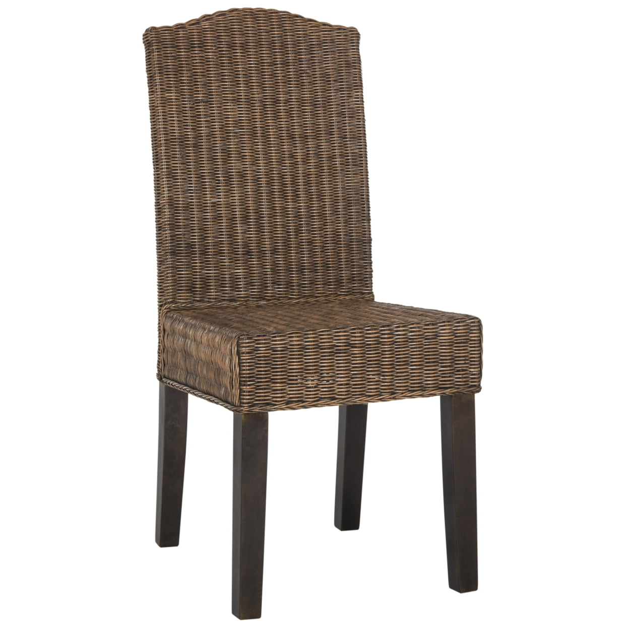 SAFAVIEH Odette 19''H Wicker Dining Chair Brown / Multi