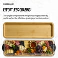 thumbnail image 6 of Farberware Build-a-Board 7x22-Inch Rectangular Bamboo Cutting Board with Clear Locking Lid, 6 of 15