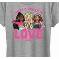 thumbnail image 3 of Barbie - Theres Power In Love - Women's Short Sleeve Graphic T-Shirt, 3 of 5