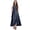 Navy, variant on CPNG Girls' Elegant Sleeveless Halter Bodice High-Low Satin Dress – Stylish Formal Gown for Flower Girl, Wedding Guest, Holiday Events & Special Occasions