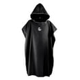 thumbnail image 4 of Poncho Zulema Surf Cambiando Robe poliéster microfibra negro, 4 of 8