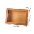 thumbnail image 2 of Caja de almuerzo para Picnic caja de embalaje desechable para llevar para pícnic al aire libre (S) 2 uds., 2 of 9