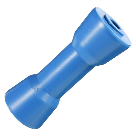 Phenofice 1Set Round Blue Rubber Boat Trailer Roller for Marine Boat and Yacht Parts