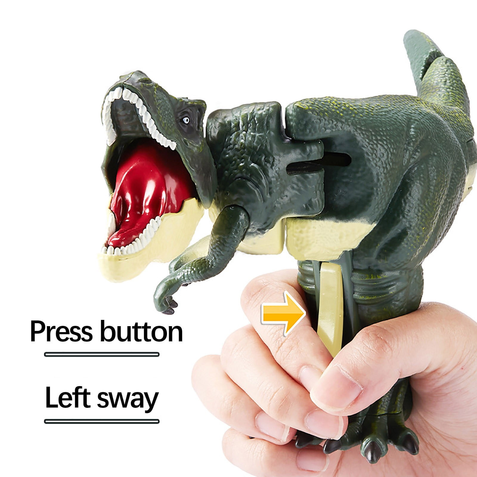 RKZDSR Realistic T-rex RC Robot Dinosaur Toy with Vibrating