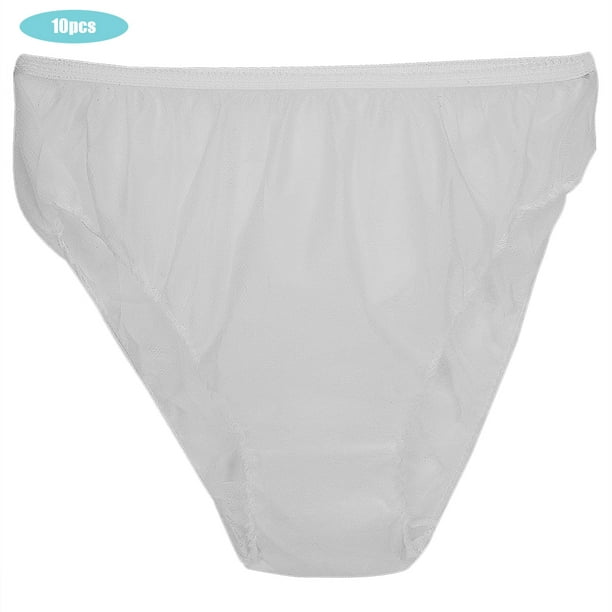 10Pcs Pregnant Underpants Disposable Underwear Briefs Elastic Maternity  PantiesXXL 