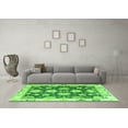 thumbnail image 3 of Ahgly Company Indoor Square Oriental Green Traditional Area Rugs, 3' Square, 3 of 4