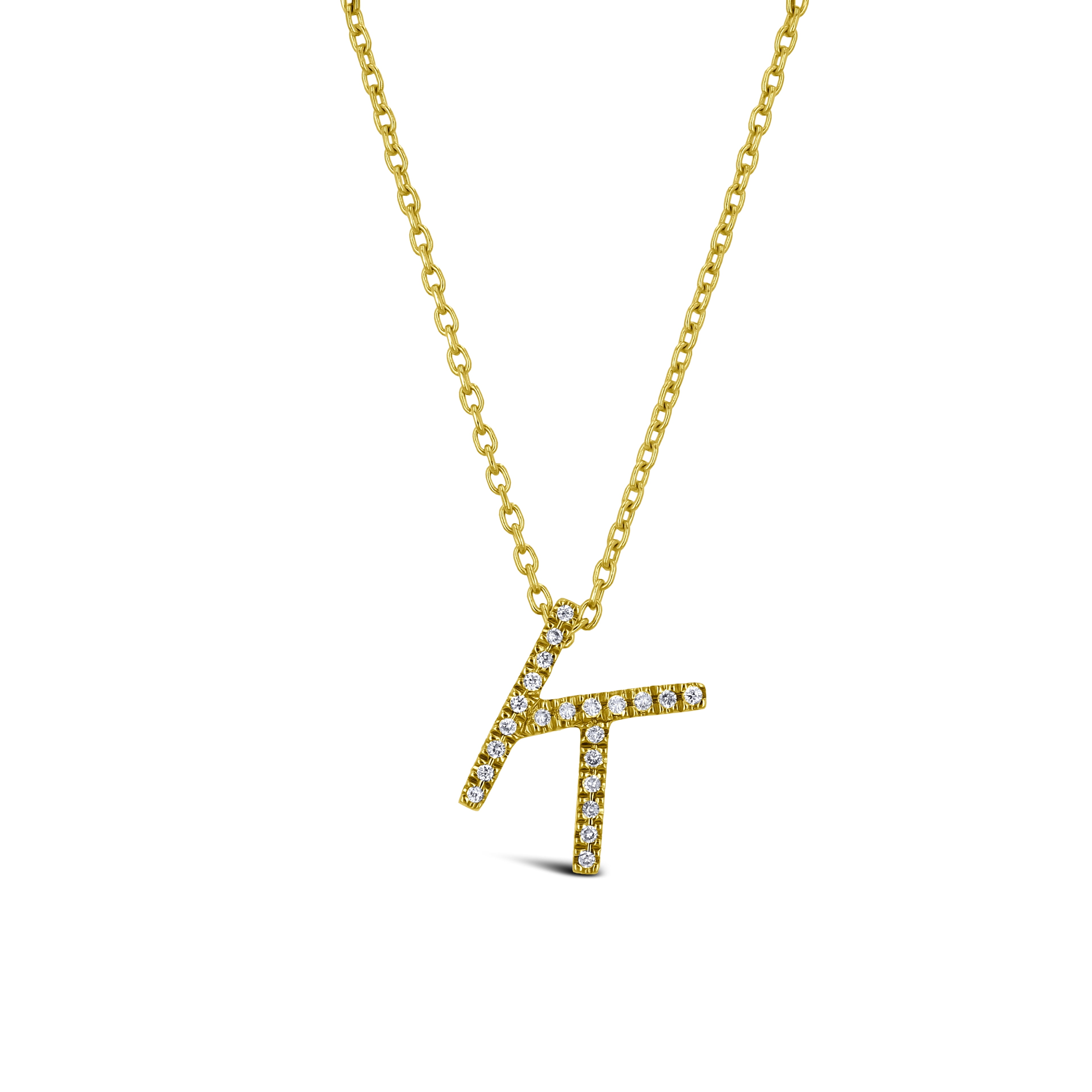 Letter Pendant Necklace 