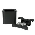 thumbnail image 5 of VEVOR Ice Ball Maker Black Round Silicon Ice Cube Ball Maker Tray 2 Large Sphere,2.36inch Ice Sphere Maker for Whiskey Scotch Cocktail Brandy, 5 of 9