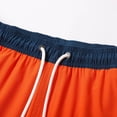 thumbnail image 5 of YAYUBA Mens Swim Trunks 5 Inch Inseam Stretchy Quick Dry Elastic Waist Bathing Suit Liner Compression Loose Beach Bathing Suit Beach Board Shorts,M,Orange-1, 5 of 5