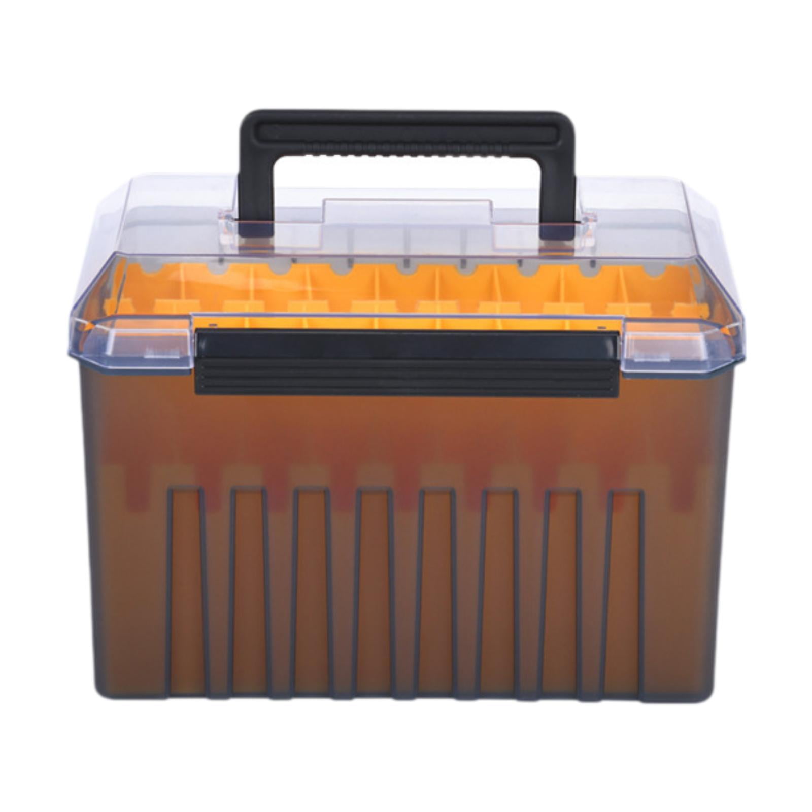 colaxi Fishing Tackle Box Lure weight Tackle Tray Practical Large Capacity Portable Fishing Accessories Container Organizer B