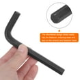 thumbnail image 5 of Uxcell Hex Key Wrench 9mm L-Shape Hexagon Metric Wrenches Chrome Vanadium Steel Repairing Tool, Black, 5 of 8
