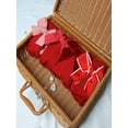 thumbnail image 6 of Inevnen Christmas Infant Baby Girls Bow Ribbed Red Pantyhose Toddler Girls Stretch Mid-Rise Tights, 6 of 6