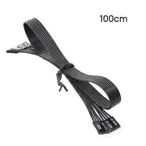 20/30/50/100 cm Motherboard Switch HDD LED/PLED/Reset SW / Power SW extension cable