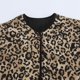thumbnail image 3 of PB & ZA-Chaqueta de algodón para mujer, abrigo de manga larga con cuello redondo y estampado animal, de un solo pecho, a la moda, para principios de otoño, novedad de 2024, 3 of 5