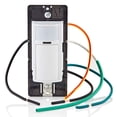 thumbnail image 1 of Leviton DOS05-1LZ Interruptor de luz con sensor de movimiento activado por movimiento, encendido/apagado automático, 5 A, no requiere cable neutro, un solo polo o 3 vías, blanco/marfil/almendra claro, 1 of 9