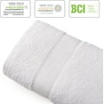 thumbnail image 4 of Soft Textiles Bath Towels Set of 4 – 100% Cotton White Bath Towels 27 x 54 Inches, Soft & Absorbent Body Towels for Bathroom, Spa & Gym, Quick Drying Luxury Towels for Shower & Everyday Use, 4 of 6