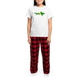 thumbnail image 4 of CafePress - Shark Nitrox Diving Flag Women's Light Pajamas - Women's Short Sleeve Print T-Shirt and Pants Light Cotton Pajama Set, 4 of 7
