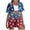 Blue A, variant on Edvintorg 4Th of July Sets for Women Fashion Clothing Hawaiian Beach Short Sleeve Shirts And Shorts Summer Travel Womens 2 Piece Outfits