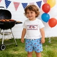 thumbnail image 2 of Jamsmile Toddler Boys Outfit Sets 2 Piece Short Sleeve Tshirts And Shorts Independence Day Kids Boys Casual PlayWear, 2 of 7