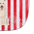 thumbnail image 3 of Patriotic USA White German Shepherd Baby Bib, 3 of 3