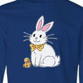 thumbnail image 4 of Inktastic Easter Cute Bunny and Chick Long Sleeve Youth T-Shirt, 4 of 5