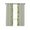 Green, variant on Sage Green Stripes Blackout Curtains, Light Blocking Print Window Curtains, Summer Spring Botanical Lemon Leaves Thermal Insulated Window Drapes for Living Room Kitchen Cafe 2 Panels, 84"W x 84"L