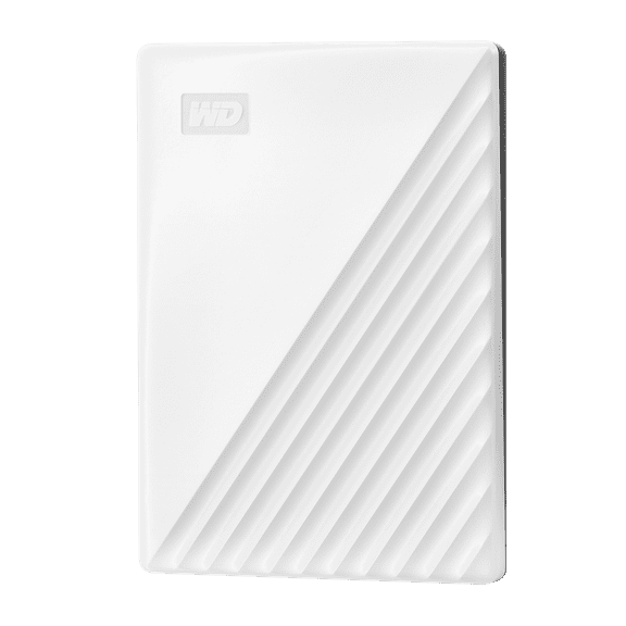 Western Digital 2TB WD My Passport, Portable External Hard Drive HDD, White - WDBYVG0020BWT-WESN