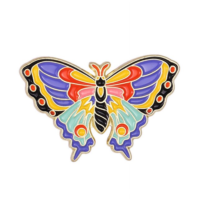 Kawaii Mignon Beurre d'Insectes Animation Jeu Jouets Périphériques Broche en Métal Badge Q-Version Décorations Collection d'Action Anime