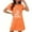 Orange, variant on TMOYZQ Womens Christmas Nightgowns Short Sleeve Crew Neck Cute Print T Shirt Dresses Casual Loose Fit Lounge Christmas Party T Shirt Dress Nightgowns