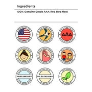 Premium Red Birds Nest AAA 227 Grams (8 Oz.)