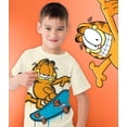 thumbnail image 3 of Garfield Boy T-Shirt (1-14 Years Old) Toddlers to Kids Party Outfit Tee Gift 13 Ecru SS, 3 of 8