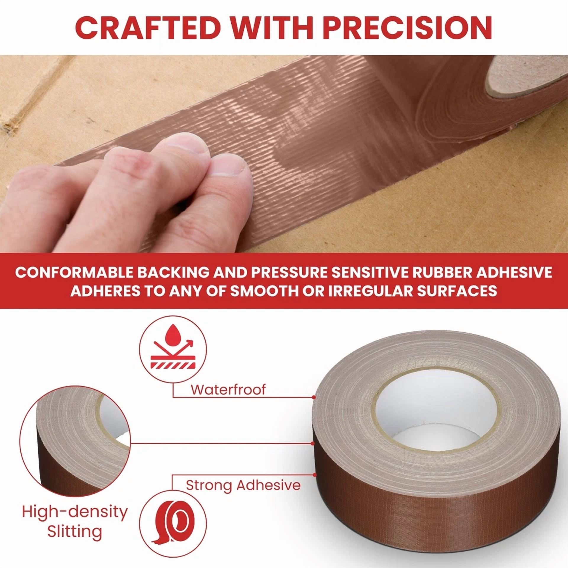 BUTTERFLY- T.R.U. Industrial Duct Tape. Waterproof Uv Resistant Orange 1 In X 60 Yd.