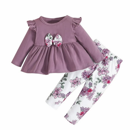 

TJAZFJPA Baby Girl Baseball Outfit Girls Spring and Autumn Skirt Suit Little Girl Casual Long Sleeved Lace Skirt + Flower Trousers Cute Outfits Baby Girl Outfits Fall Newborn