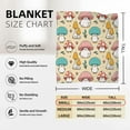 thumbnail image 3 of Mushroom Blanket, Mushroom Gifts for Women, Soft Fleece Flannel Mushroom Throw Blanket 50" X 40", Cute Mushroom Head Blanket Stuff Gifts for Mushroom Lovers Couch Bedding Living Room Decor, 3 of 6