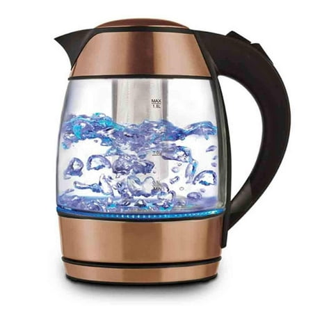 KT-1790RG 1.7L Stainless Steel Cordless Electric Kettle, Rose Gold, Powerful 1000 watt electric kettle quickly brings 1.7 liters of water to a boil for.., By (Best Way To Boil Water)
