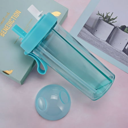 

Double Straw Cup Water Bottle Fun Cute Water Drinking Cup