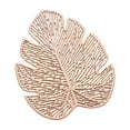 thumbnail image 2 of Fiudx Tapete de Monstera, Elegante Diseño de Pvc con Estampado Dorado, Aislante Térmico para Tazas y Platos, Estilo Único de Arte Hueco, Decoración de Mesa, Uso Doméstico, Idea de Regalo, Regalo para, 2 of 6