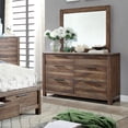 thumbnail image 4 of Furniture of America Tristan 2-Piece Dresser and Mirror Set, Natural Tone, 4 of 4